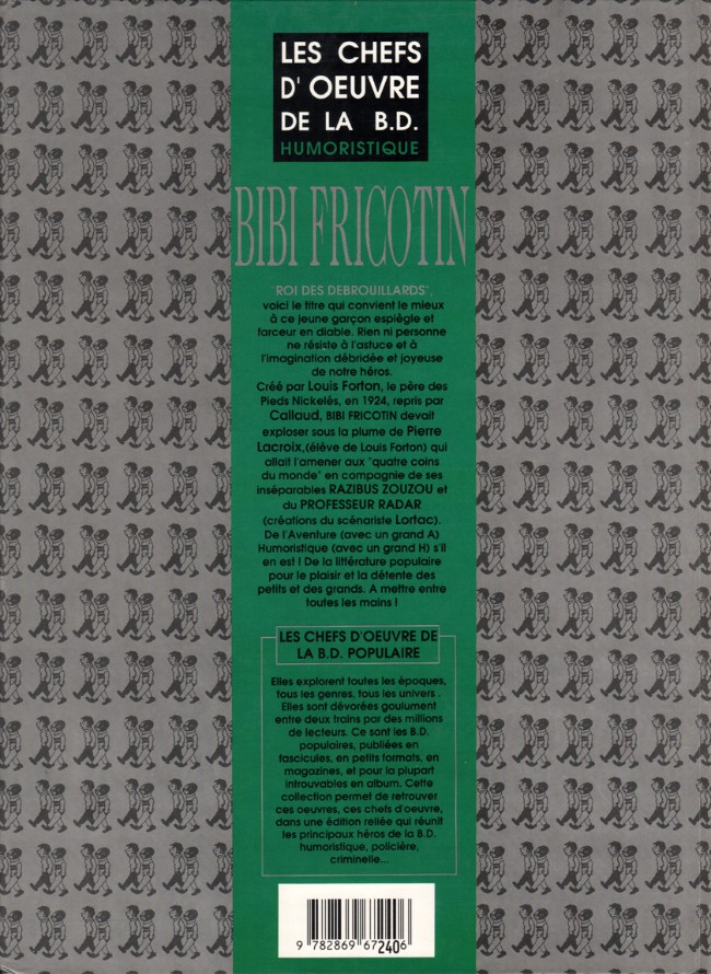 Verso de l'album Bibi Fricotin 2