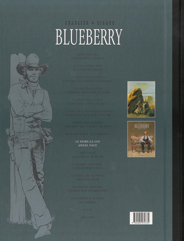 Verso de l'album Blueberry Intégrale Le Soir - Édition de 2015 Volume 9