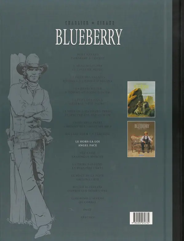 Verso de l'album Blueberry Intégrale Le Soir - Édition de 2015 Volume 9