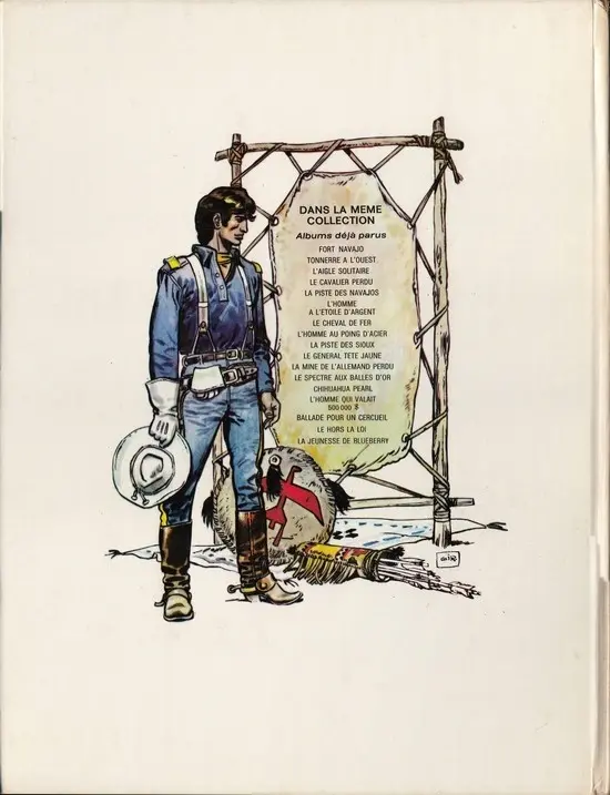 Verso de l'album Blueberry Tome 11 La mine de l'Allemand perdu