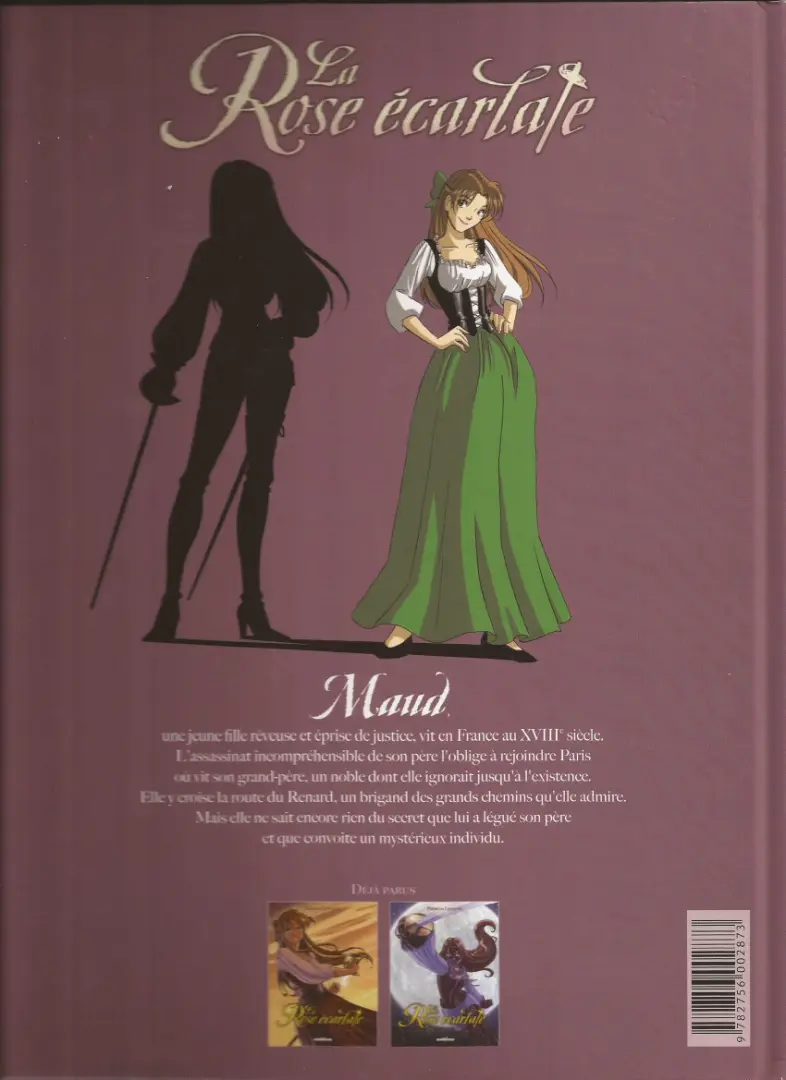 Verso de l'album La Rose écarlate Tome 1 Je savais que je te rencontrerais