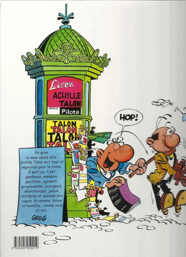 Verso de l'album Achille Talon Tome 35 Achille Talon... à bout portant !