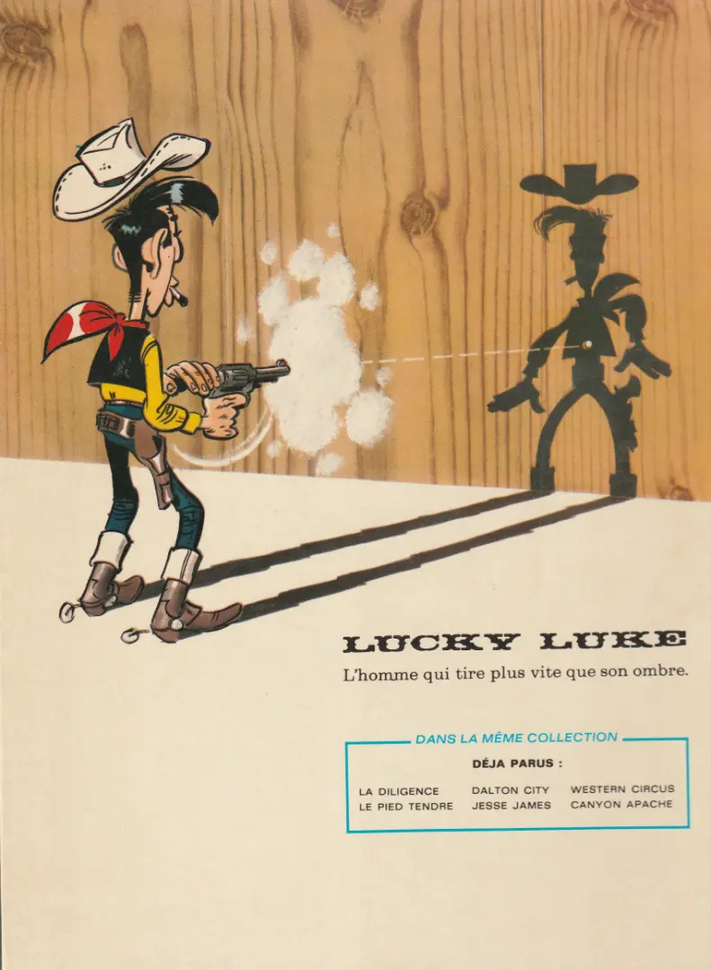 Verso de l'album Lucky Luke Tome 36 Western Circus