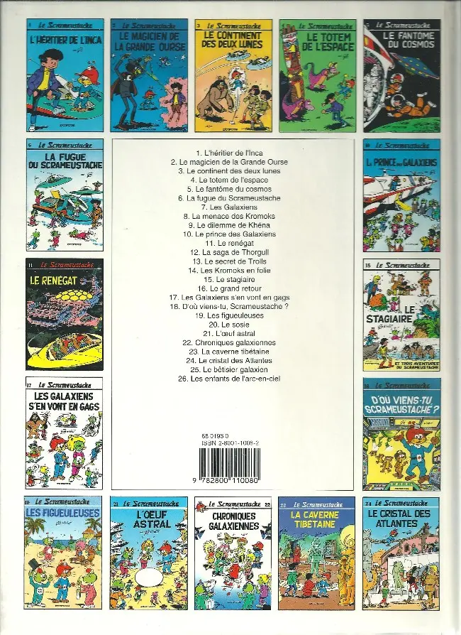 Verso de l'album Le Scrameustache Tome 12 La Saga de Thorgull