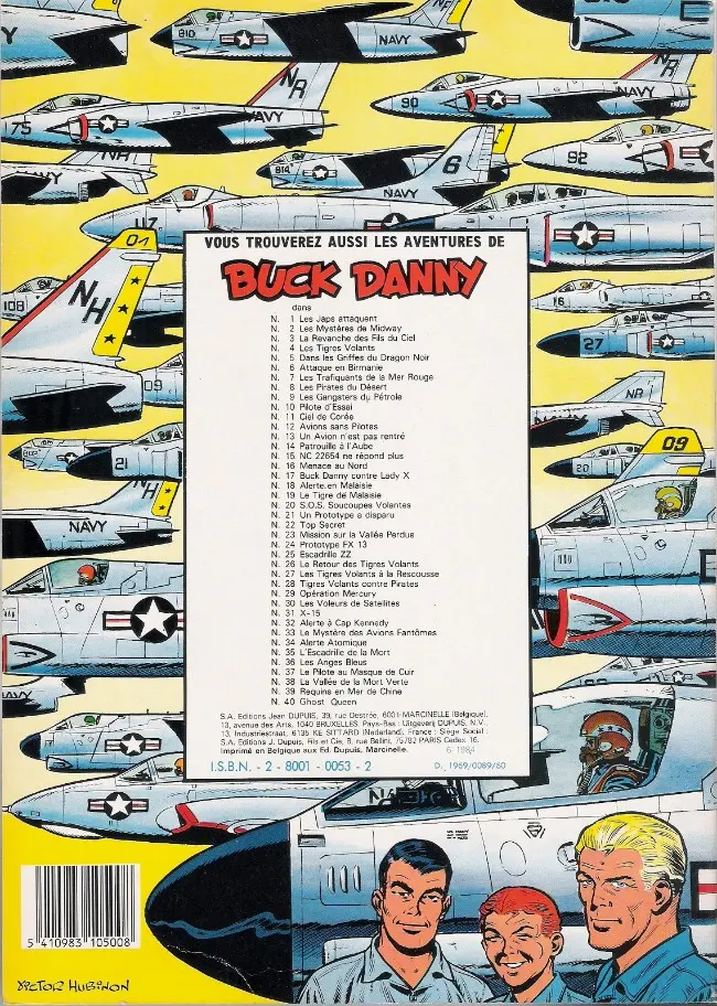 Verso de l'album Buck Danny Tome 16 Menace au nord