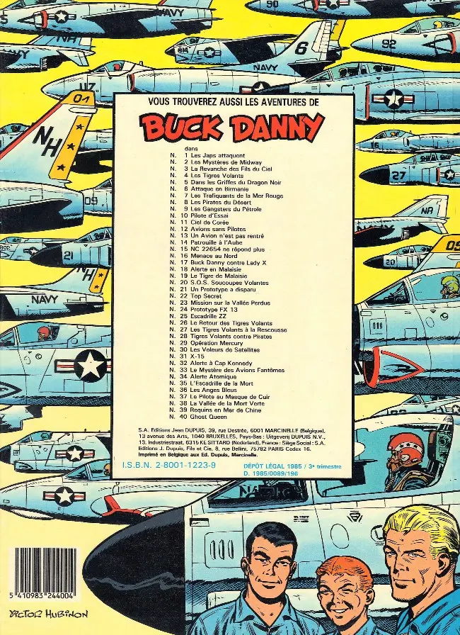 Verso de l'album Buck Danny Tome 27 Les Tigres volants à la rescousse !