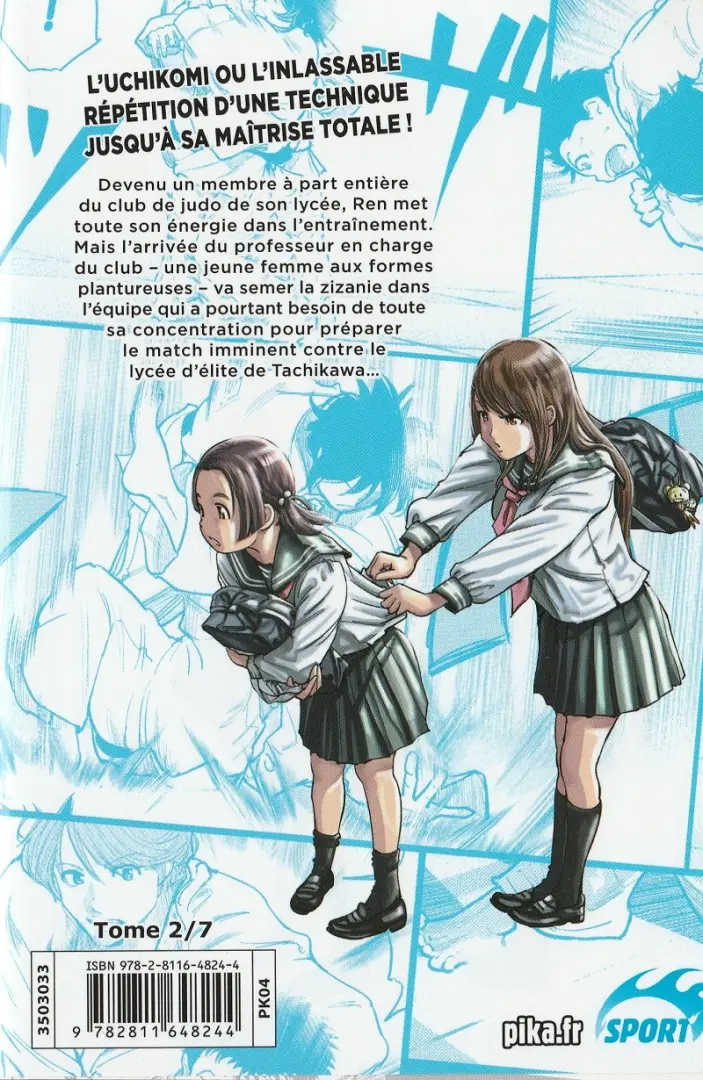 Verso de l'album Uchikomi ! : L'Esprit du Judo 2