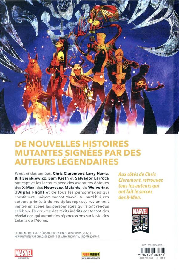Verso de l'album Legends of Marvel - X-Men