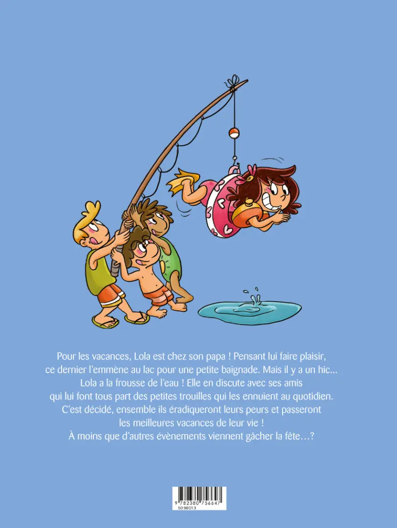 Verso de l'album Lola (presque) super 2 Les vacances de la trouille !