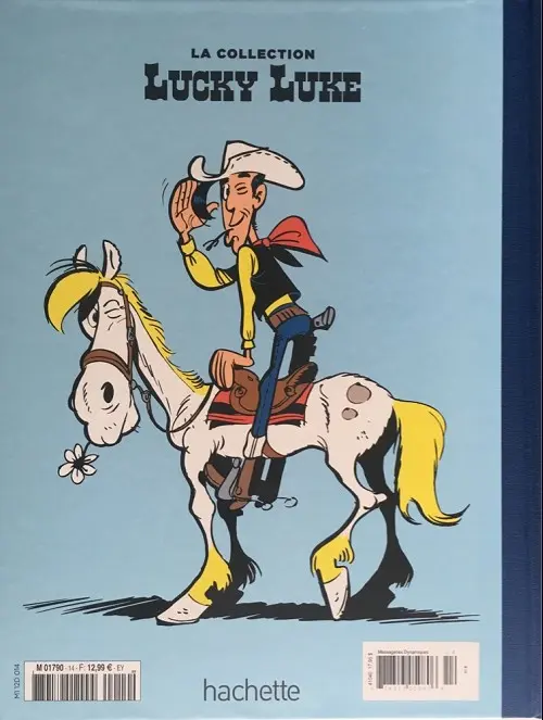 Verso de l'album Lucky Luke La collection Tome 14 La mine d'or de Dick Digger