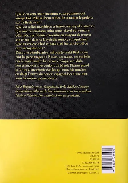 Verso de l'album Nu avec Picasso