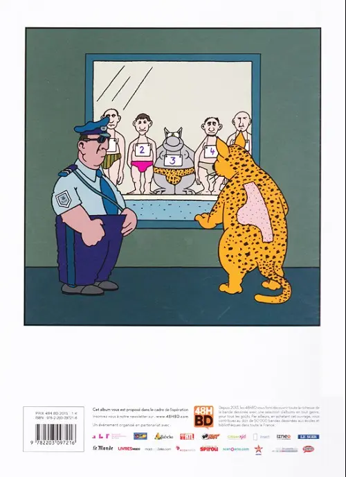 Verso de l'album Le Chat Le Top du Chat