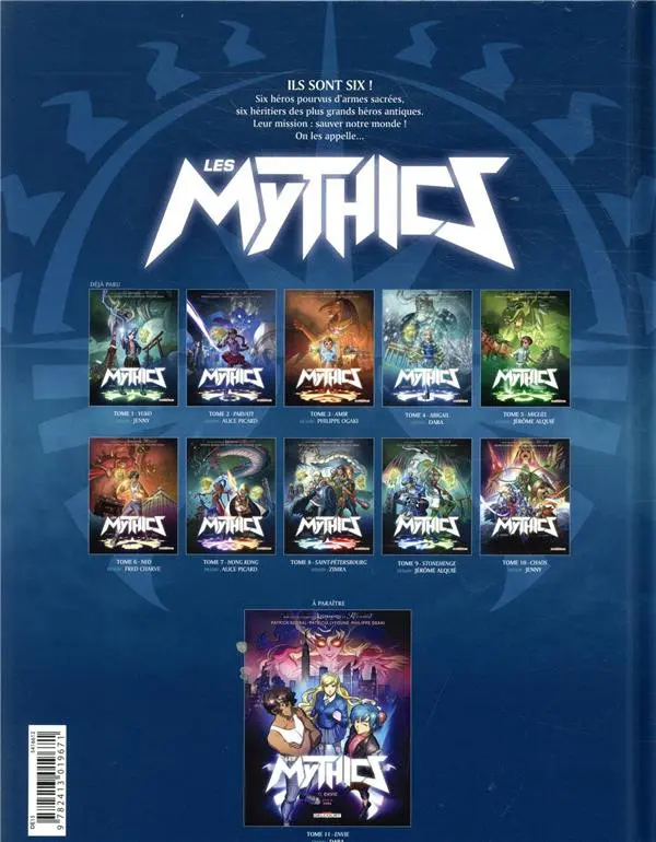 Verso de l'album Les Mythics Tome 10 Chaos