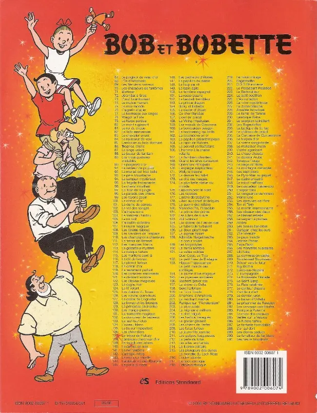 Verso de l'album Bob et Bobette Tome 146 Les pêcheurs d'étoiles
