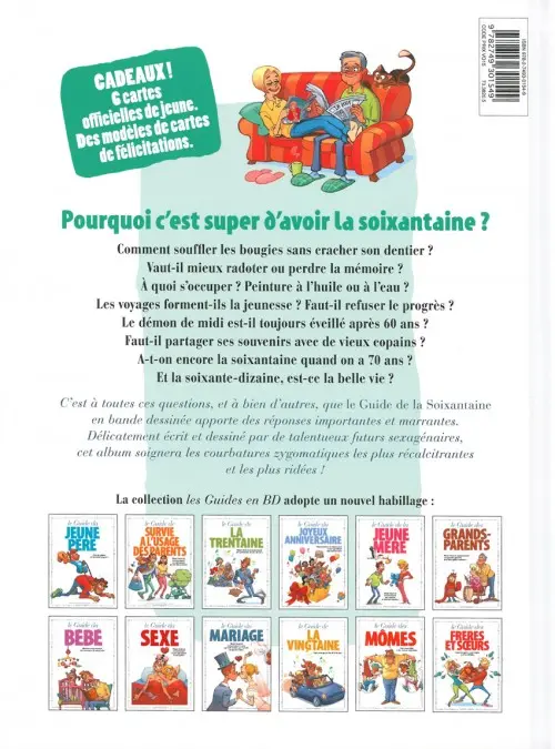 Verso de l'album Le Guide Tome 25 Le guide de la soixantaine
