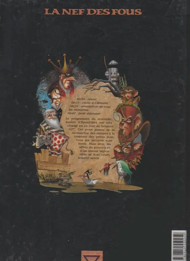 Verso de l'album La Nef des fous Tome 2 Pluvior 627