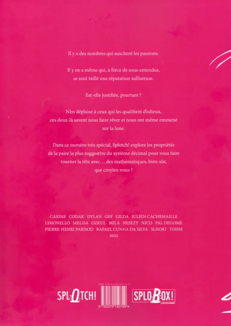 Verso de l'album 69