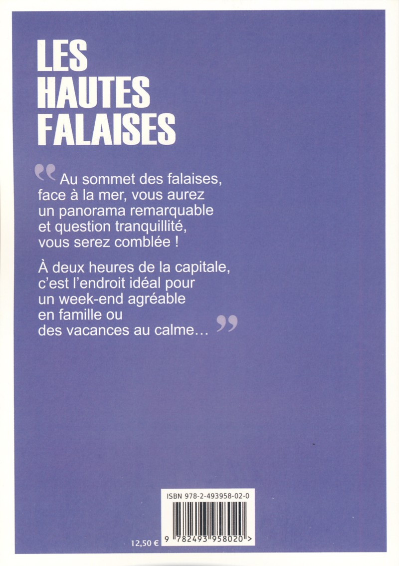 Verso de l'album Les Hautes Falaises
