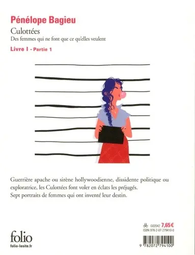 Verso de l'album Culottées - Des femmes qui ne font que ce qu'elles veulent Livre I - Partie 1