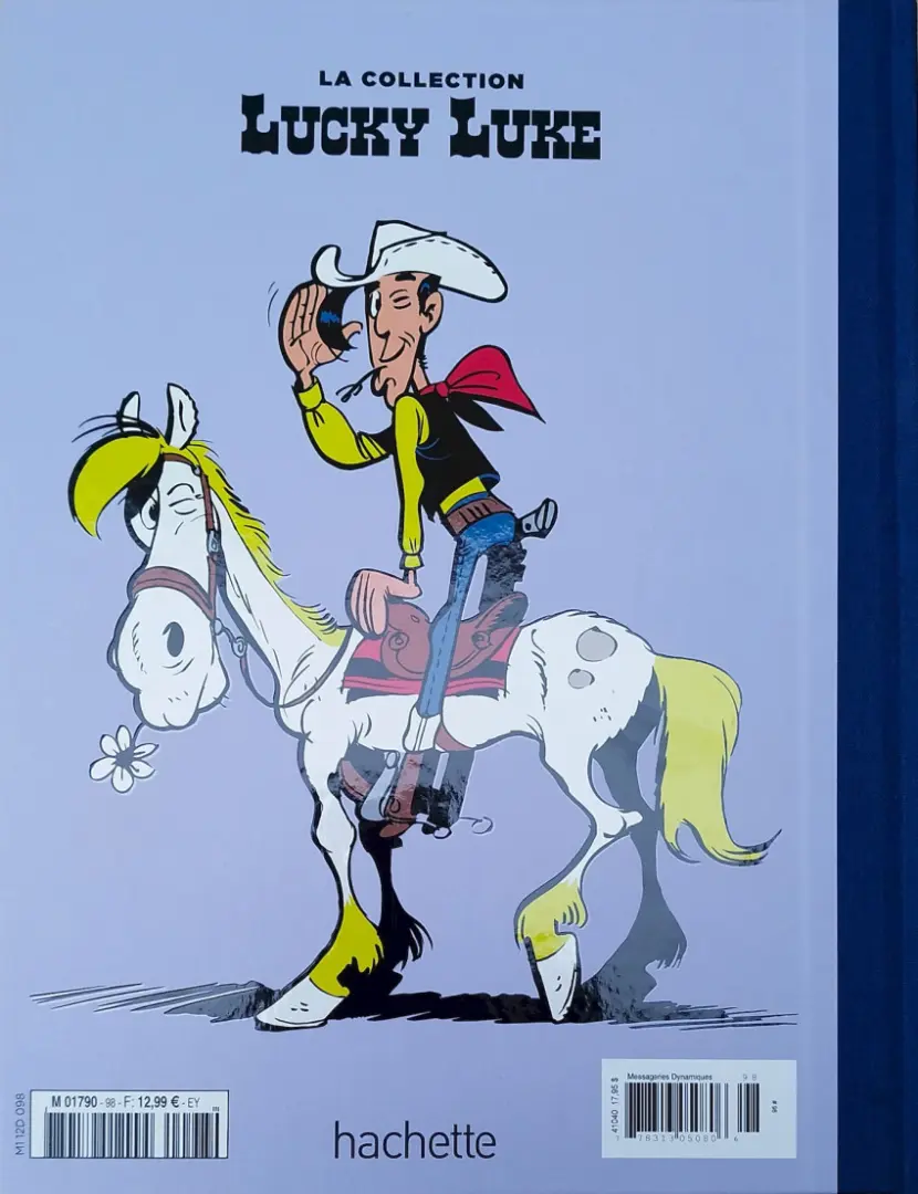 Verso de l'album Lucky Luke La collection Tome 98 Kid Lucky - Lasso périlleux