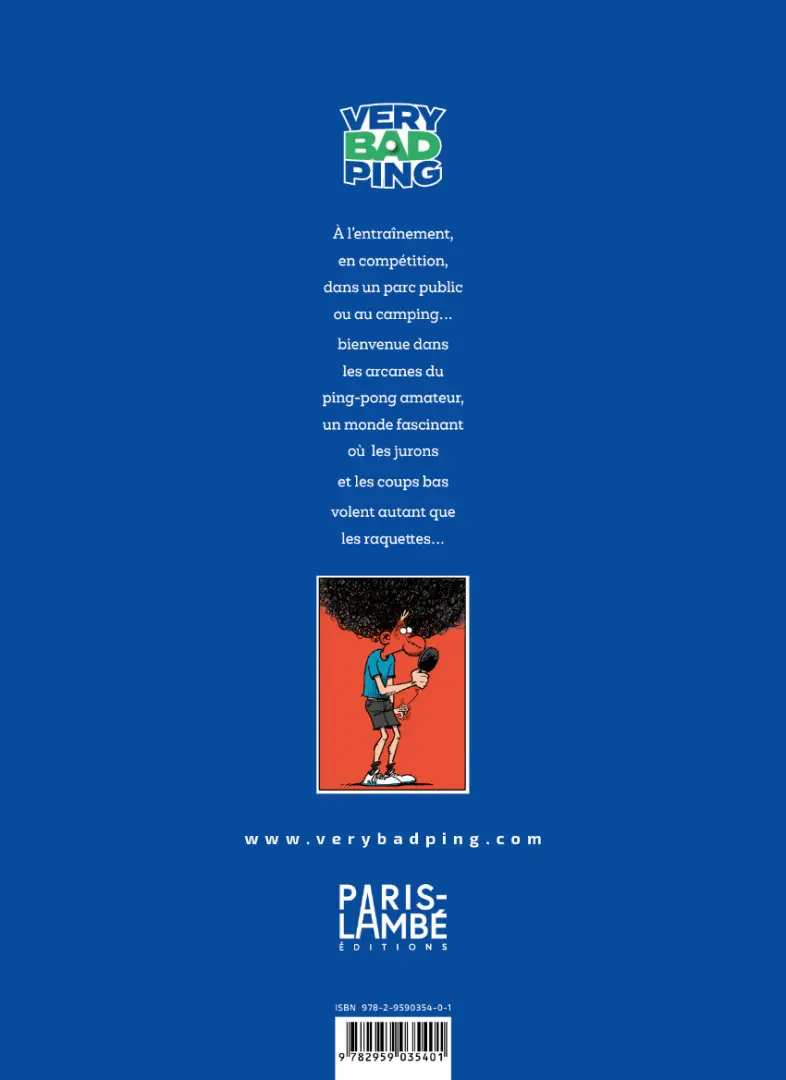 Verso de l'album Very Bad Ping 1 Premier Set