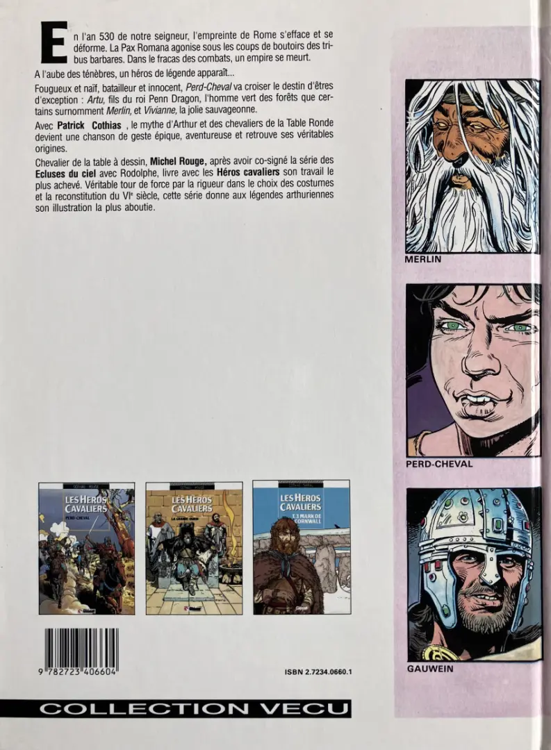 Verso de l'album Les Héros cavaliers Tome 1 Perd-cheval