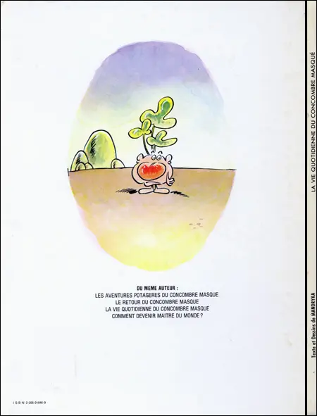 Verso de l'album Le Concombre masqué Tome 5 La vie quotidienne du Concombre masqué
