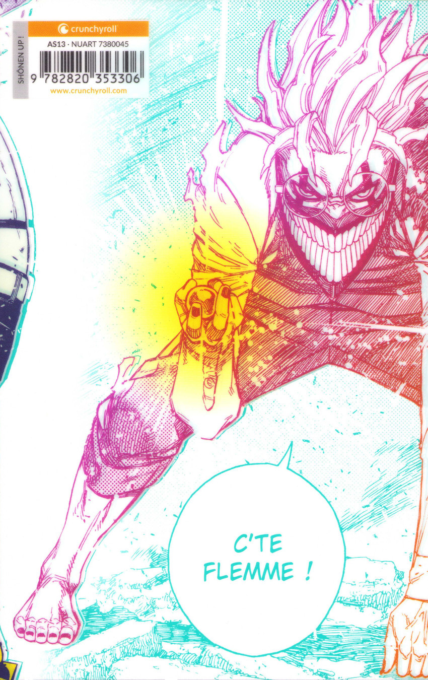 Verso de l'album Dan Dadan 18 Tome 18