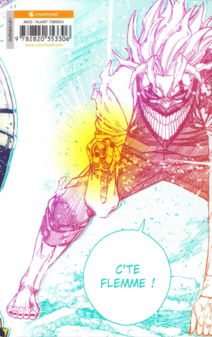 Verso de l'album DanDadan 18 Tome 18