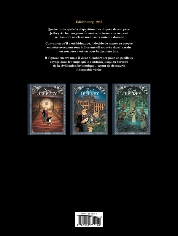 Verso de l'album Lord Jeffrey Premier cycle