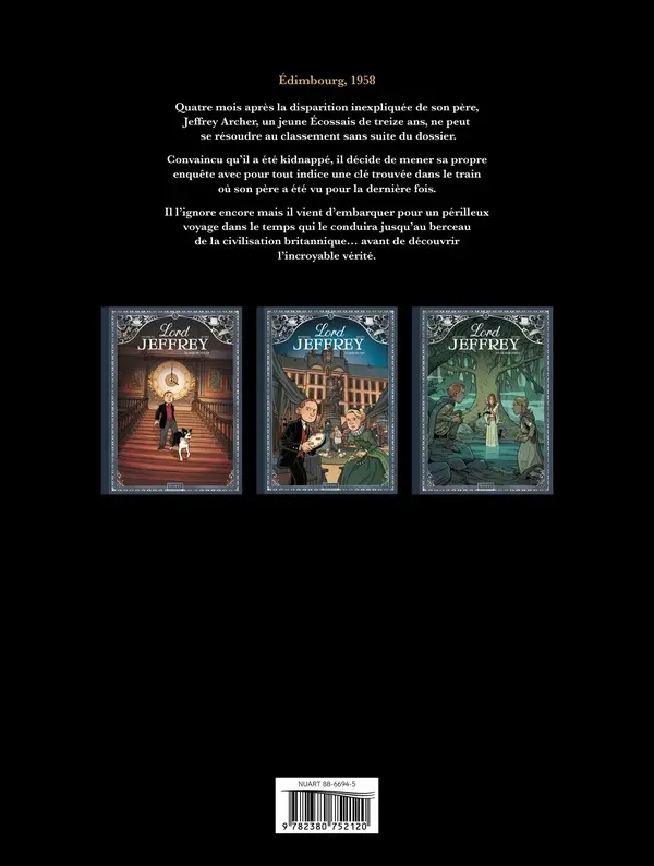 Verso de l'album Lord Jeffrey Premier cycle