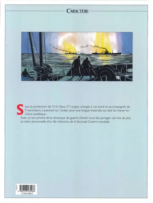 Verso de l'album Le Convoi