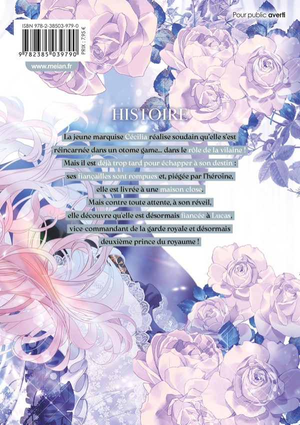 Verso de l'album The villainess and the demon knight 2