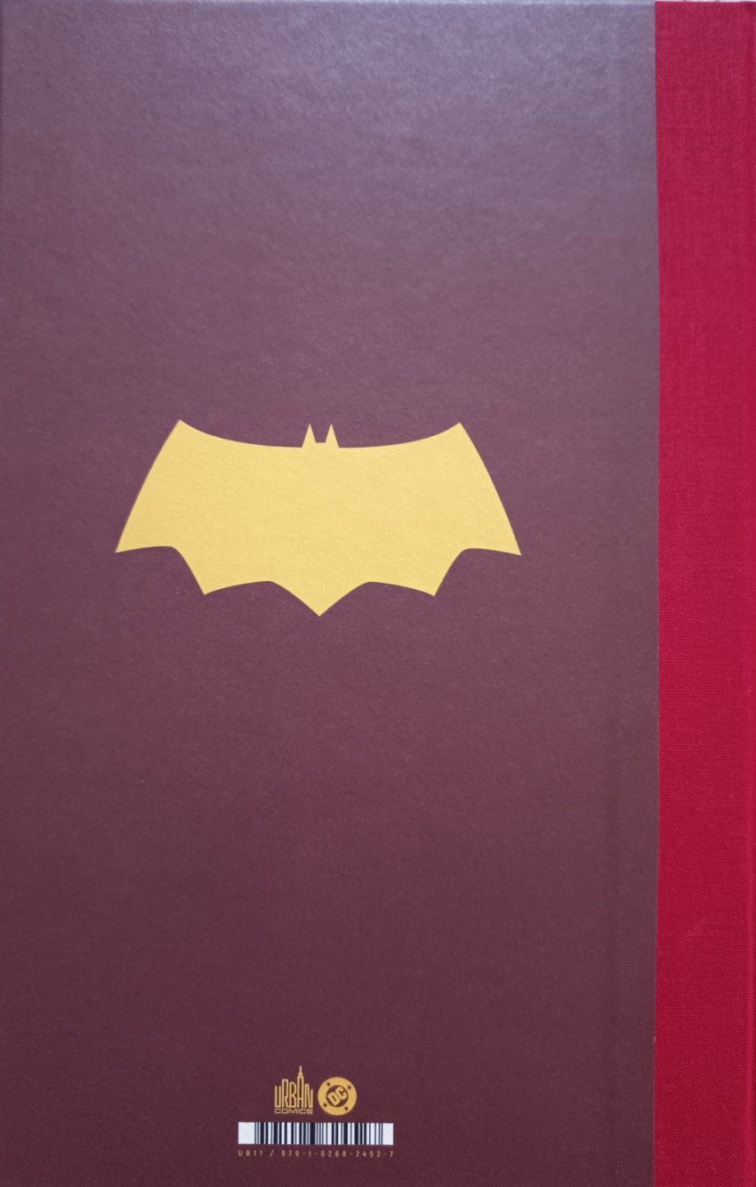 Verso de l'album Batman & Robin Année Un Tome 1