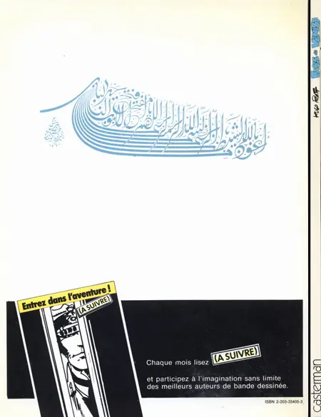 Verso de l'album Corto Maltese Tome 7 Fable de Venise