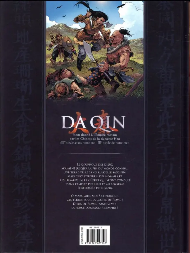 Verso de l'album Da Qin Tome 2 Le voyage vers l'Est
