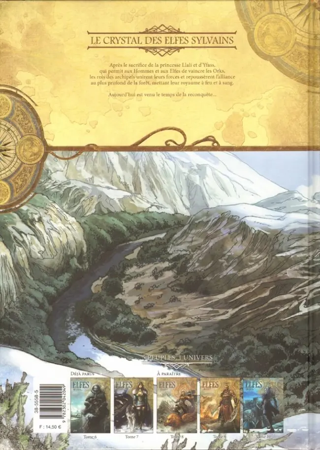 Verso de l'album Elfes Tome 7 Le Crystal des Elfes sylvains
