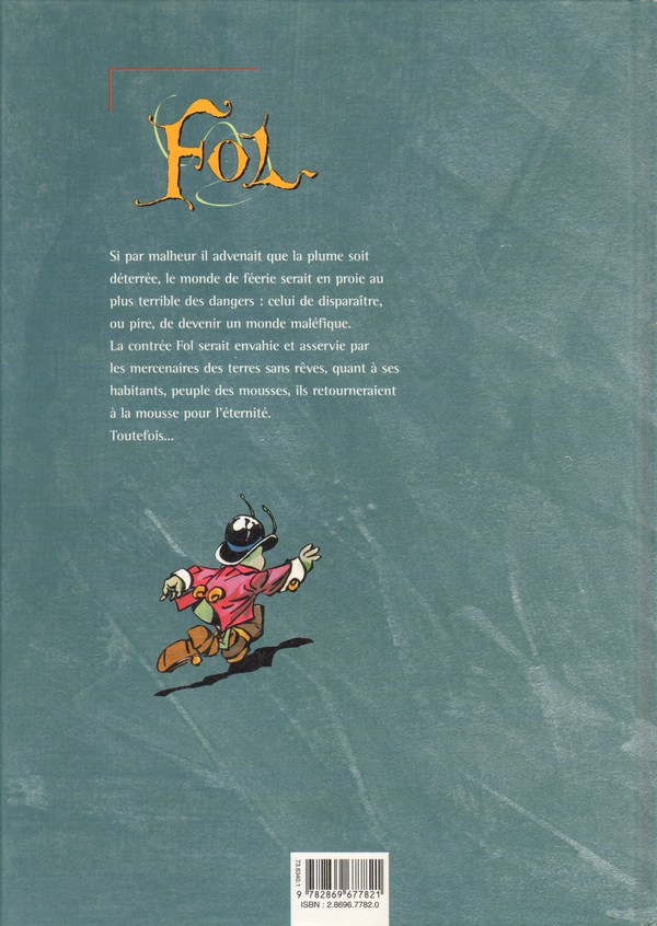 Verso de l'album Fol Tome 1