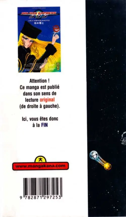 Verso de l'album Galaxy express 999 4
