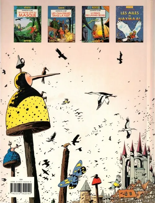 Verso de l'album Gaspard de la nuit Tome 4 Les ailes de Naxmaal
