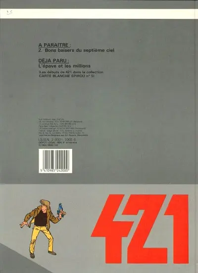 Verso de l'album 421 Tome 1 Guerre froide