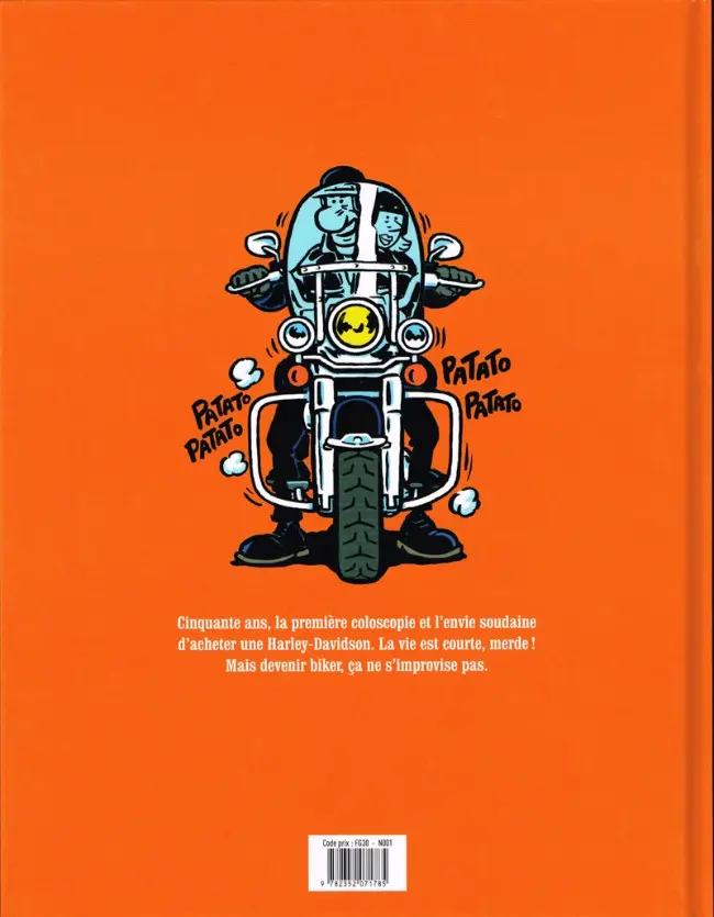 Verso de l'album Je veux une Harley Tome 1 La vie est trop courte !