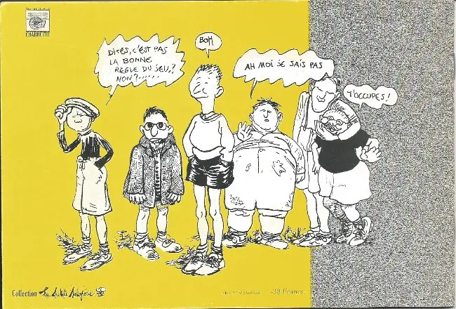 Verso de l'album Le Jeu du foulard