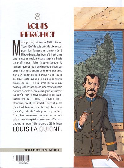 Verso de l'album Louis Ferchot Tome 5 L'île rouge