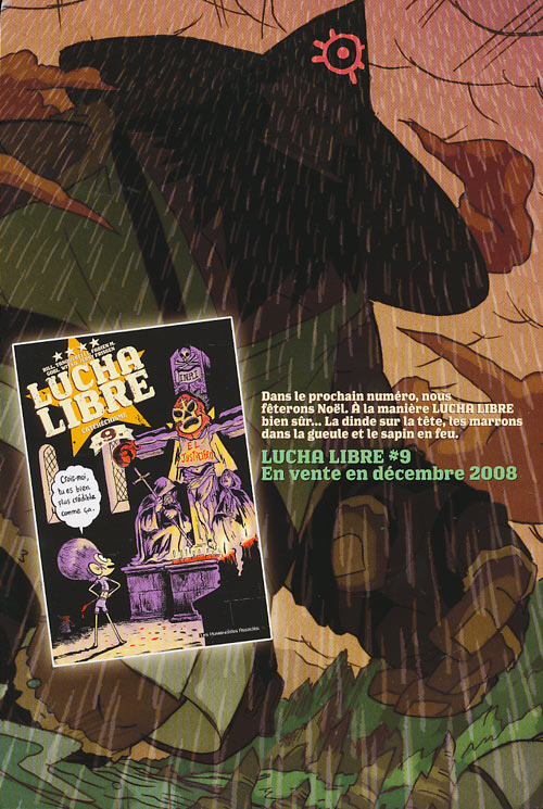 Verso de l'album Lucha Libre Tome 8 Pop-culture mythologique