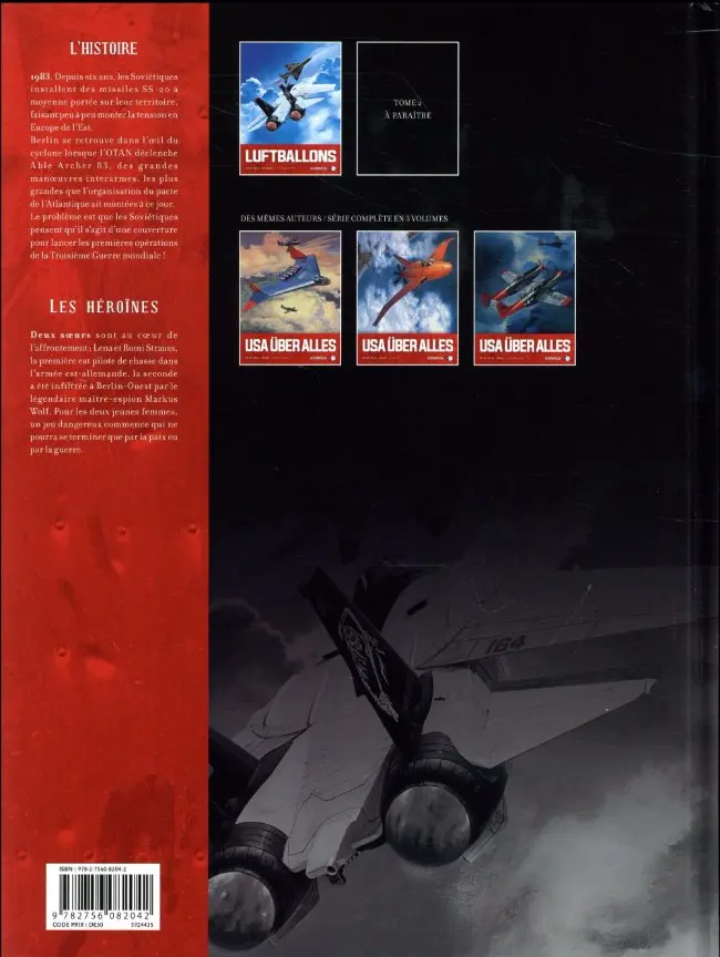Verso de l'album Luftballons Tome 1 Able Archer 83