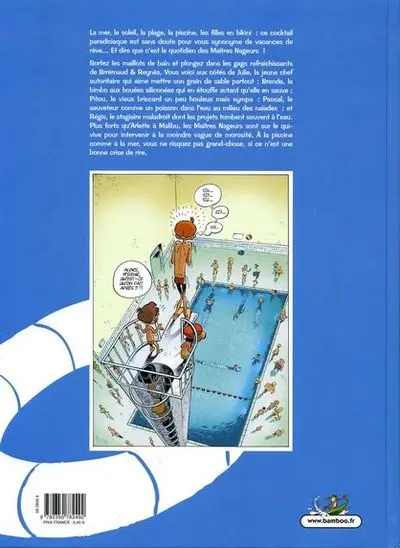 Verso de l'album Les Maîtres-nageurs Tome 1 Comme un poisson dans l'eau