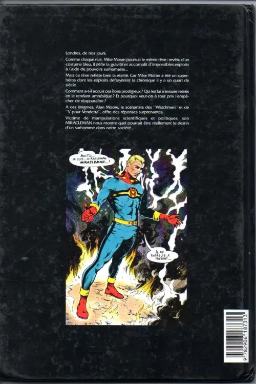 Verso de l'album Miracleman