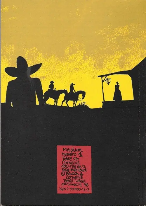 Verso de l'album Mitchum numéro 1
