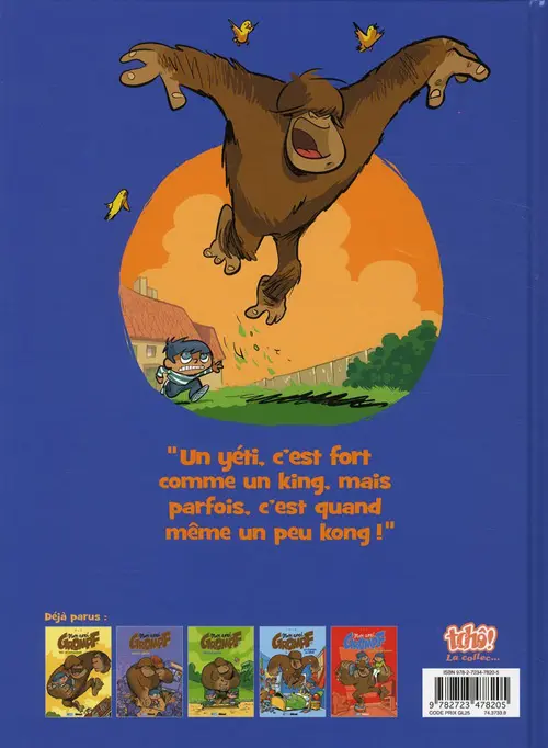 Verso de l'album Mon ami Grompf Tome 6 King Kong Foufou